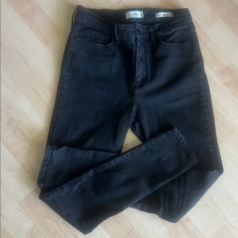 Jessica Simpson Women’s 28 Black Denim High Rise Skinny Jeans
